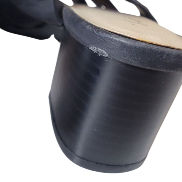 Simply Vera Vera Wang Sandals Back Gladiator Chunky Heel - Picture 14 of 16